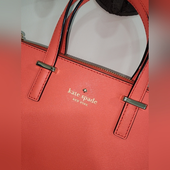 Kate Spade Coral Small Tote Crossbody Purse Cedar Street 2way Model Harmony - Picture 3 of 8